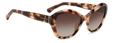 Kate Spade Aglaia/S 207126 Nude Pink Havana/ Brown Shaded Polarized