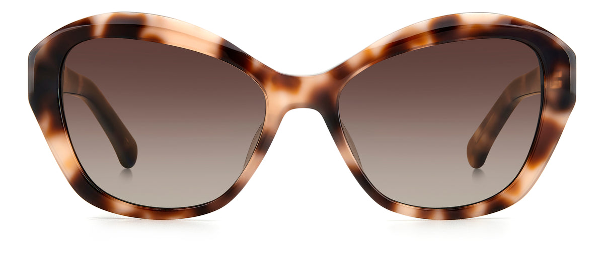 Kate Spade Aglaia/S 207126 Nude Pink Havana/ Brown Shaded Polarized