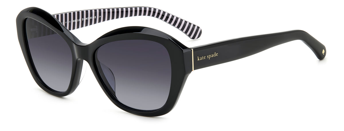 Kate Spade Aglaia/S 207126 Black/ Dark Grey Shaded