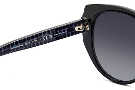 Kate Spade Lottie/G/S 207128 Black/ Grey Shaded Polarized