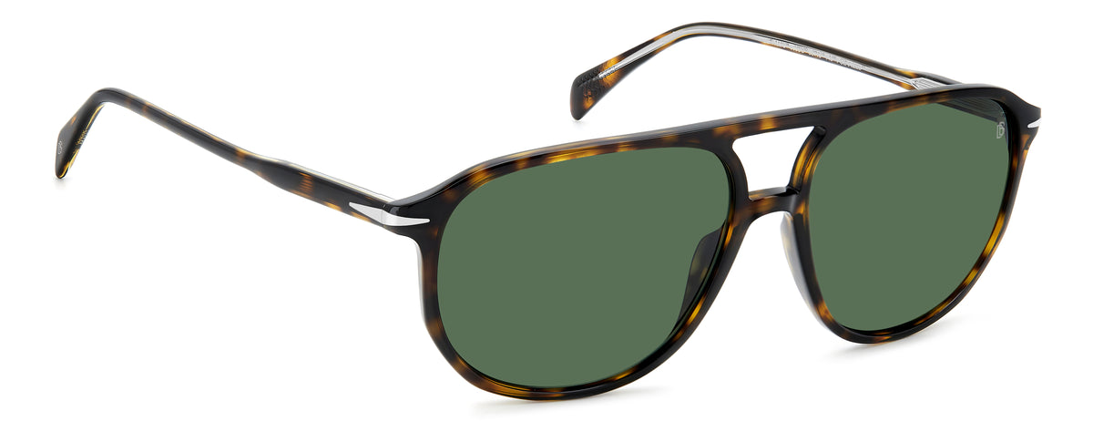 David Beckham DB 1159/S Havana/ Green Polarized