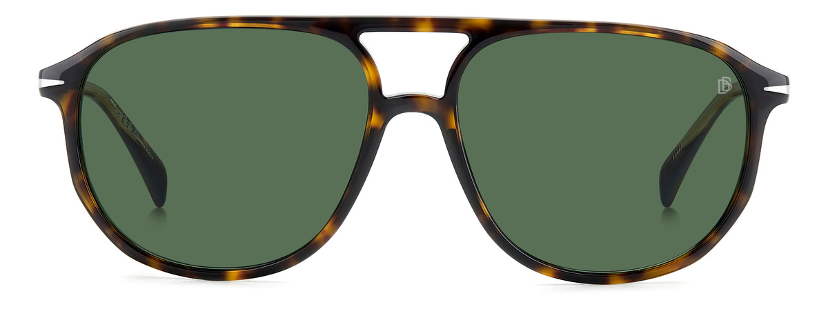 David Beckham DB 1159/S Havana/ Green Polarized