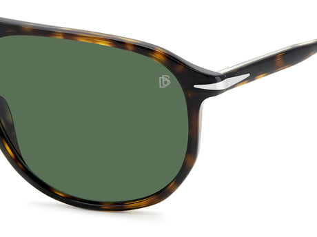 David Beckham DB 1159/S Havana/ Green Polarized
