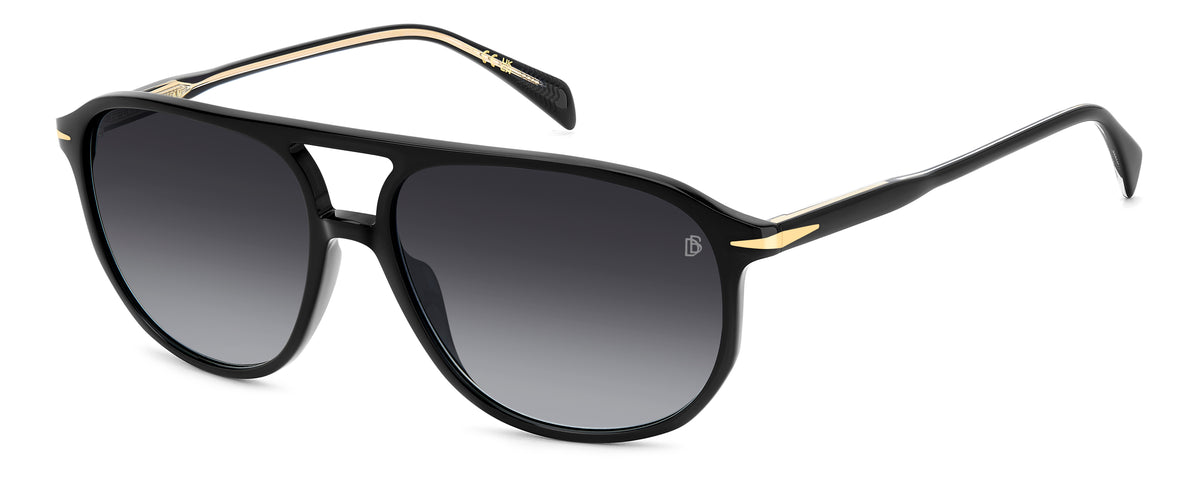 David Beckham DB 1159/S Black/ Dark Grey Shaded