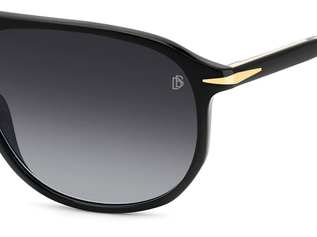David Beckham DB 1159/S Black/ Dark Grey Shaded