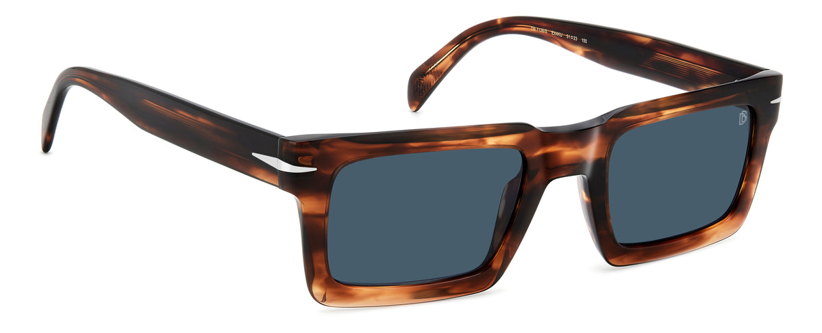 David Beckham DB 7126/S Brown Horn/ Blue