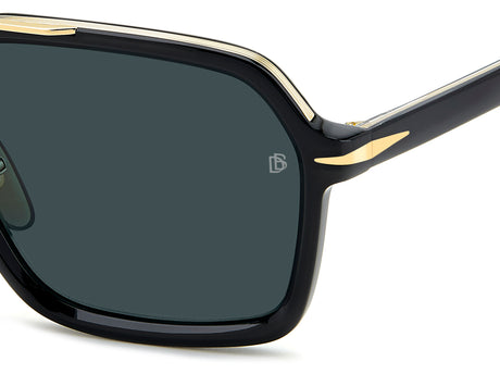 David Beckham DB 7128/S Black/ Blue