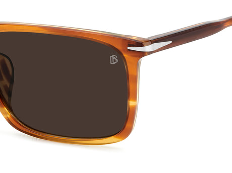 David Beckham DB 1163/F/S Brown Horn/ Brown