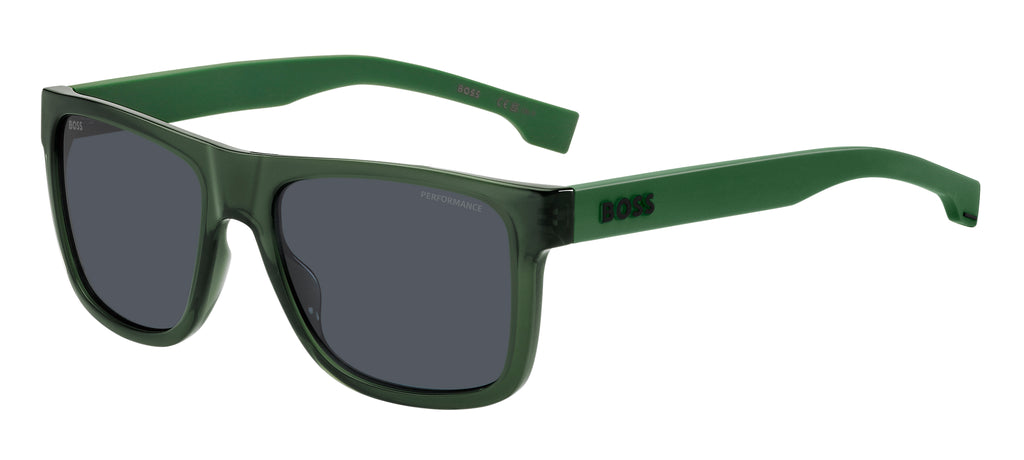 BOSS 1647/S 1ED Z8 55 Green / Grey Lenses