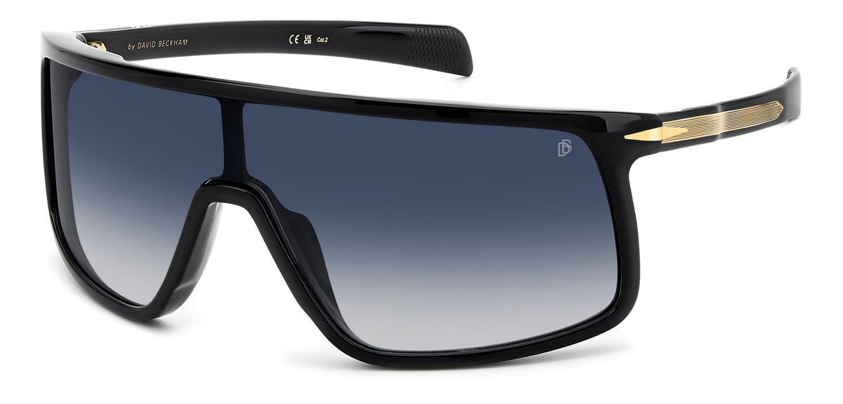 David Beckham DB 99/VISOR Black Gold/ Dk Blue Shaded