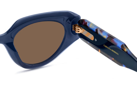 Carolina Herrera HER 0221/G/S Blue Havana Blue/ Brown Lens