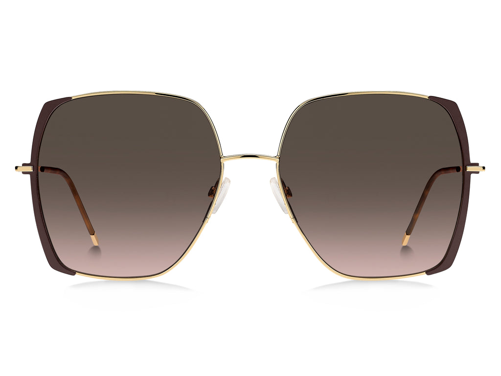 BOSS  1707/S-58-01Q GOLD BRWN HA BROWN SF