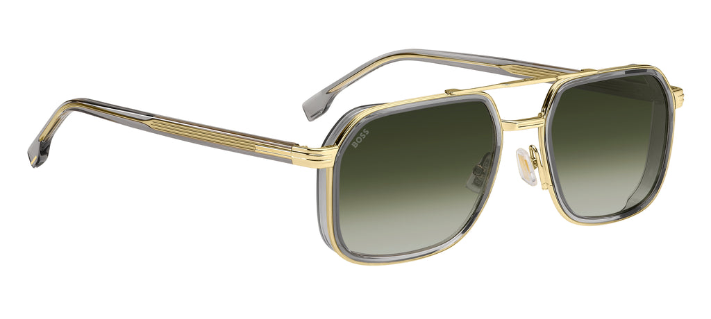 BOSS  1724/S-55-FT3 GREY GOLD 9K GREEN SHADED