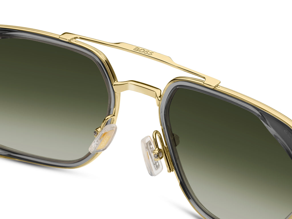 BOSS  1724/S-55-FT3 GREY GOLD 9K GREEN SHADED