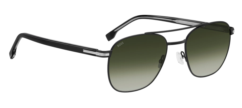BOSS  1723/S-56-K87 MT SLV BL 9K GREEN SHADED