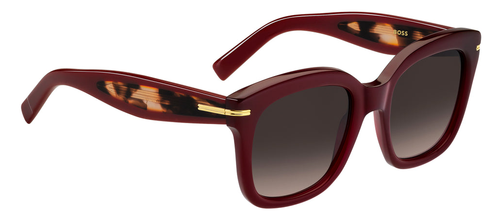 BOSS  1731/S-53-LHF BURGUNDY HA BROWN SF