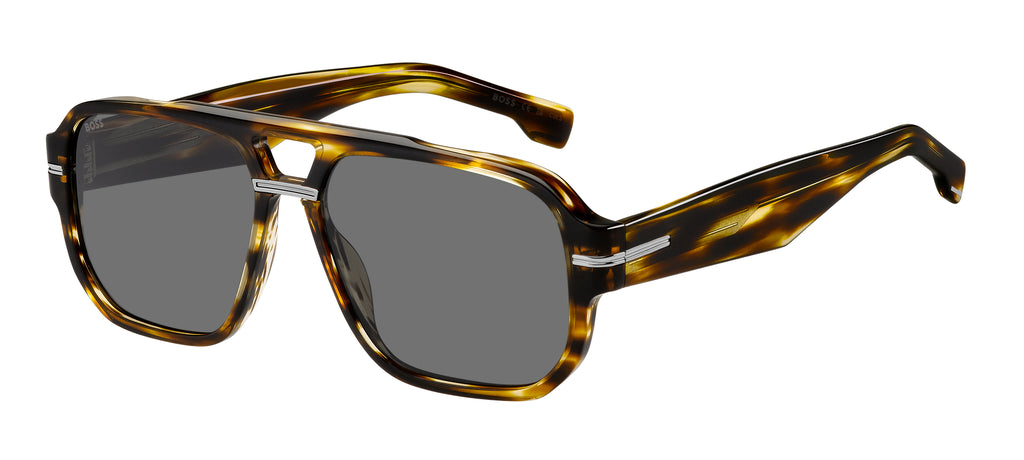 BOSS  1718/S-57-KVI STRPD BW 2K GREY AR
