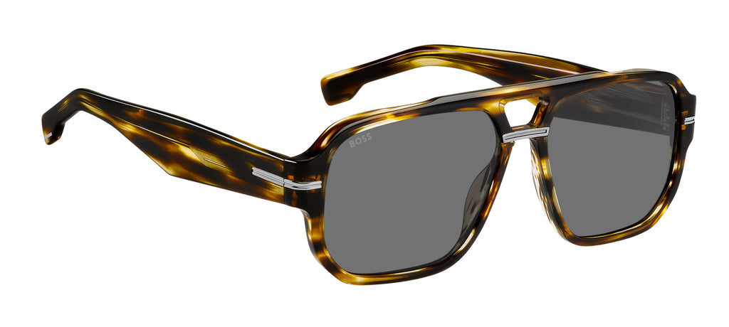 BOSS  1718/S-57-KVI STRPD BW 2K GREY AR