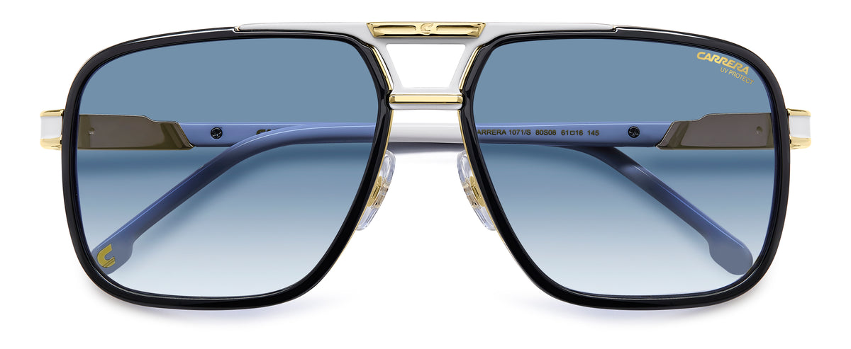 Carrera 1071/S-61-80S BLCK WHTE 08 DK BLUE SF