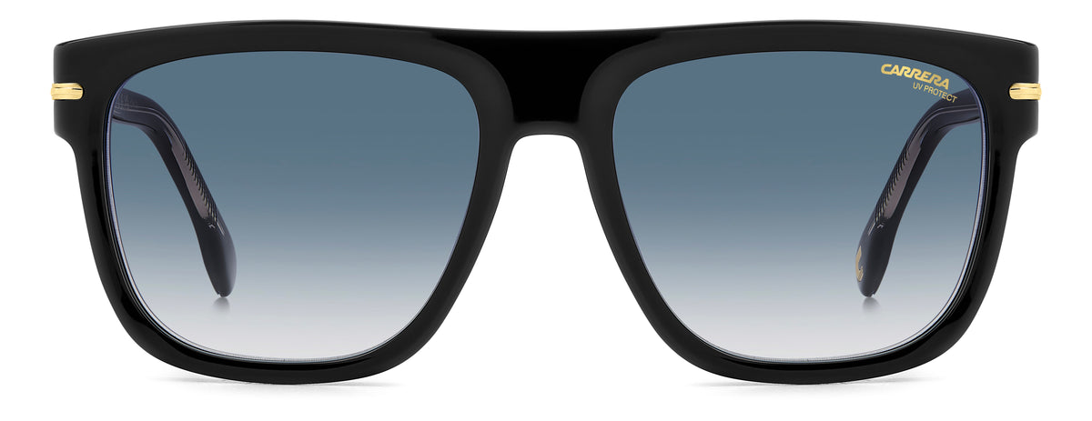 Carrera 340/S-57-2M2 BLK GOLD 08 DK BLUE SF