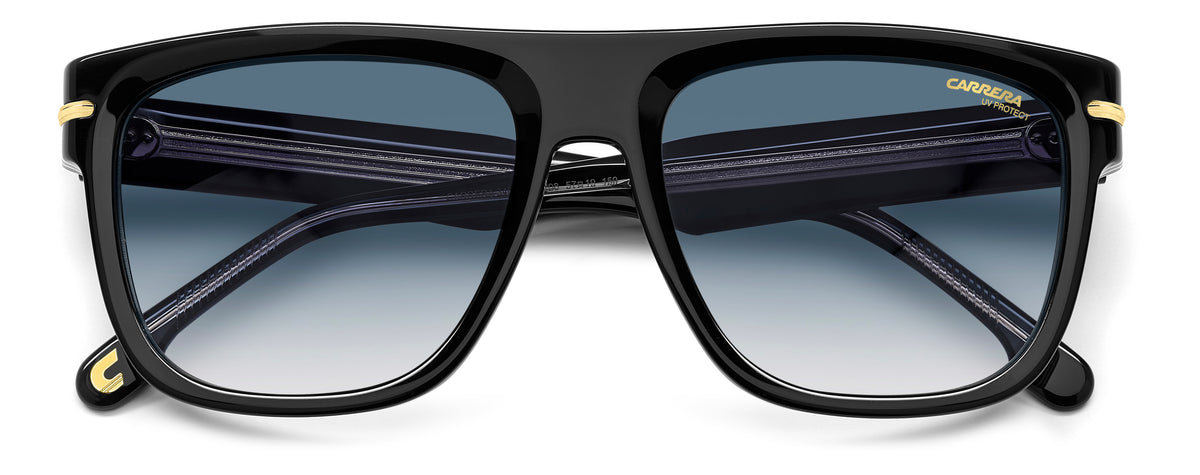 Carrera 340/S-57-2M2 BLK GOLD 08 DK BLUE SF