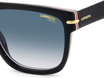 Carrera 340/S-57-2M2 BLK GOLD 08 DK BLUE SF