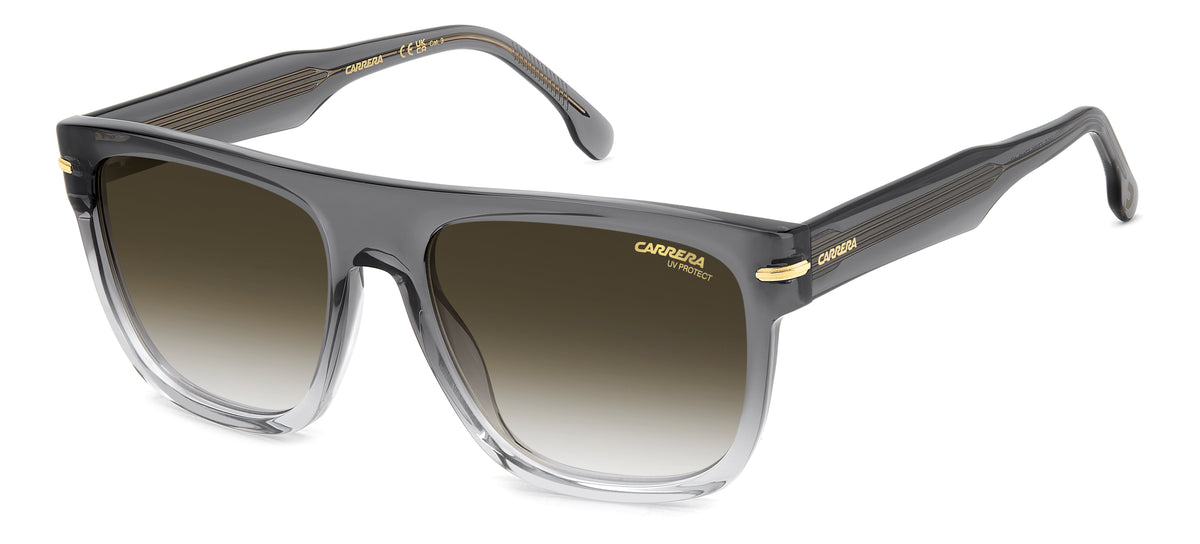 Carrera 340/S-57-FT3 GREY GOLD 9K GREEN SHADED