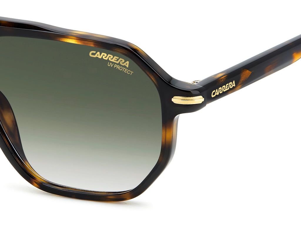 CARRERA 341/S-54-2IK  HVNA GOLD 9K GREEN SHADED