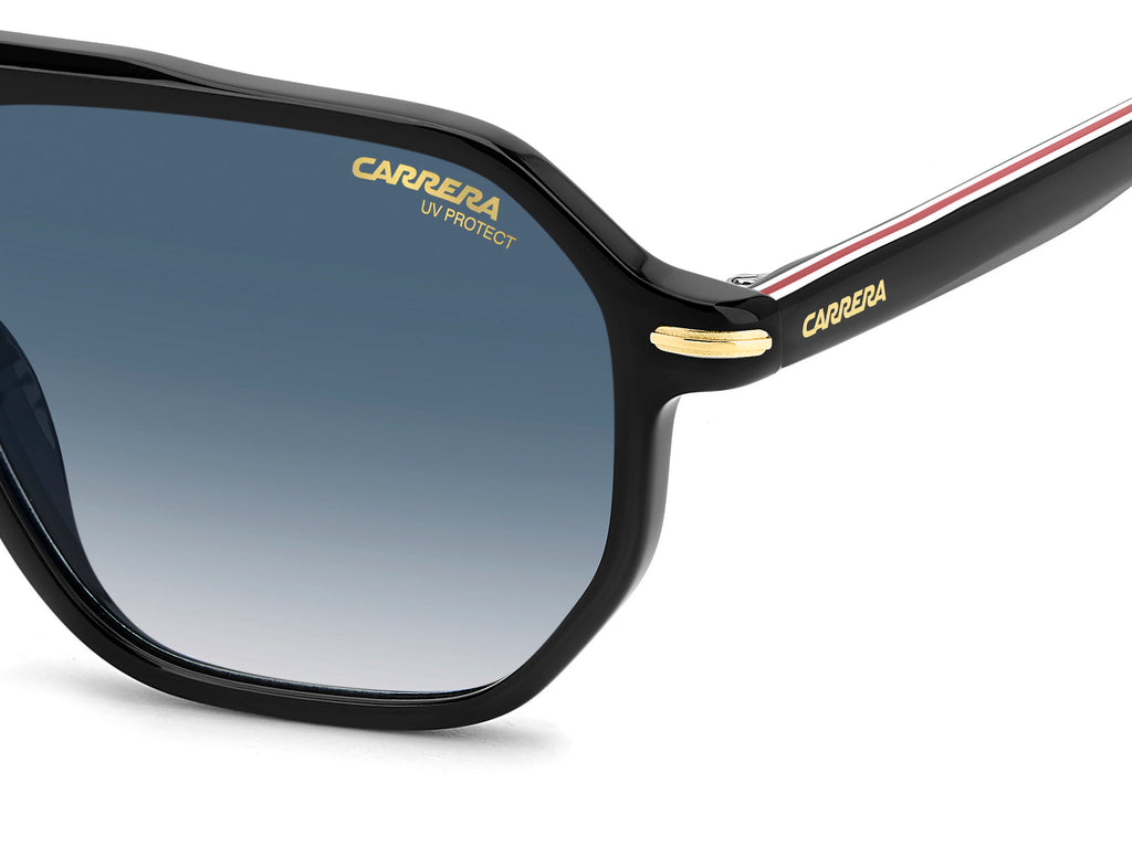 Carrera 341/S-54-2M2 BLK GOLD 08 DK BLUE SF