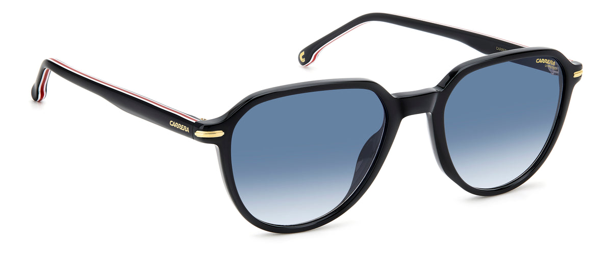 Carrera 342/S-53-2M2 BLK GOLD 08 DK BLUE SF
