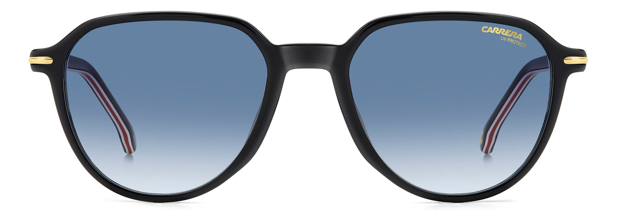Carrera 342/S-53-2M2 BLK GOLD 08 DK BLUE SF