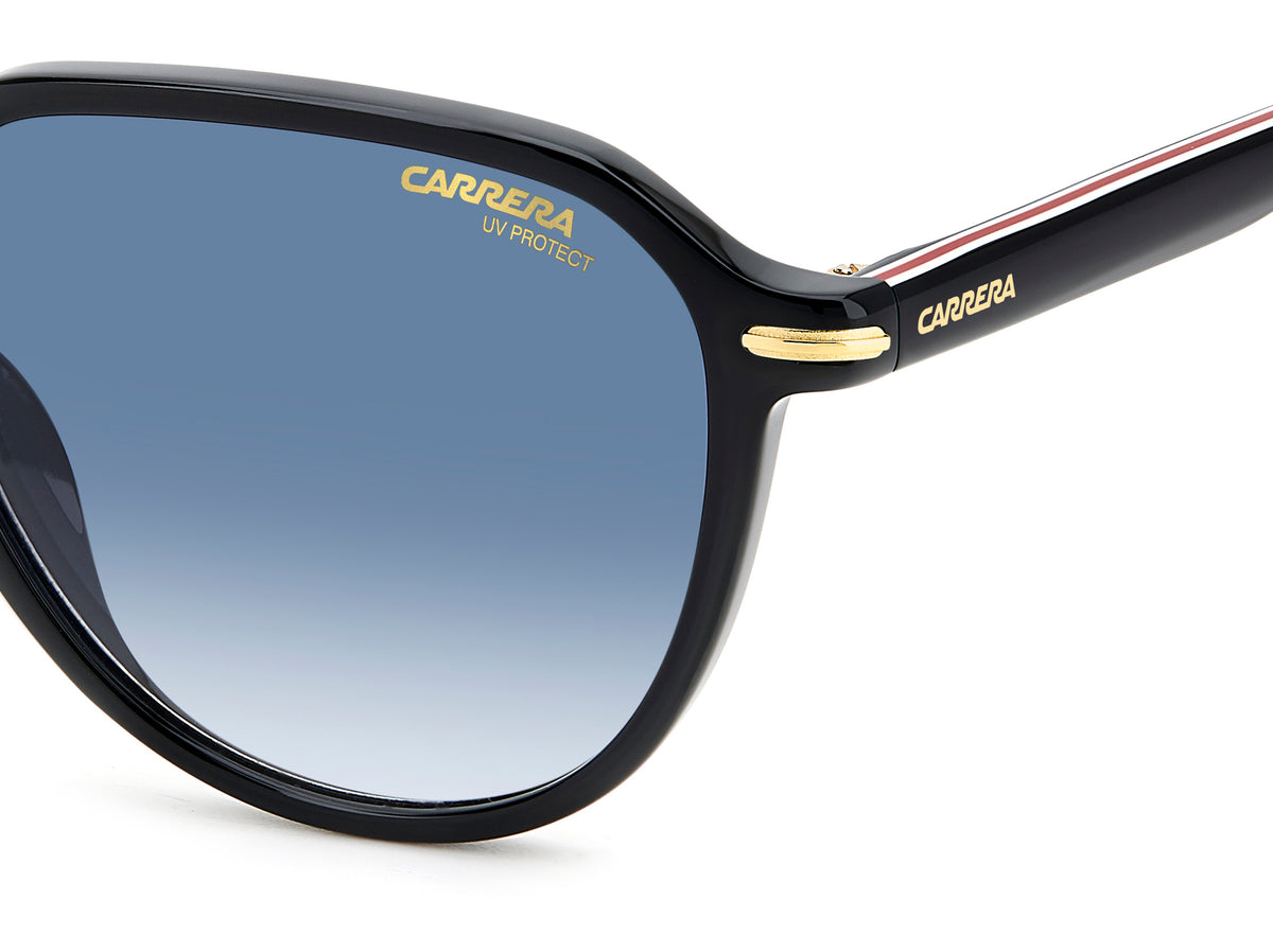 Carrera 342/S-53-2M2 BLK GOLD 08 DK BLUE SF