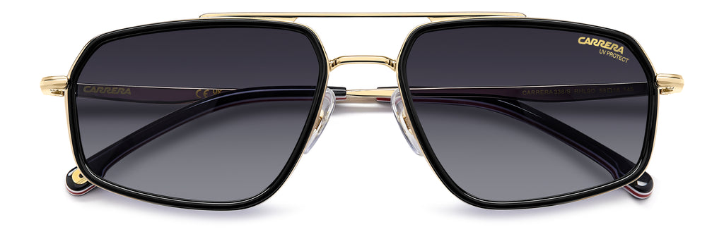 Carrera 338/S-58-RHL GOLD BLCK 9O DARK GREY SF