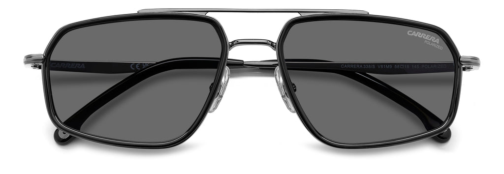 Carrera 338/S-58-V81 DKRUT BLK M9 GREY PZ