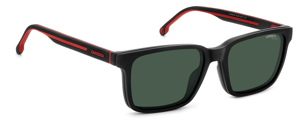 Carrera CA 8069/CS-53-BLX MT BLK RD UC GREEN PZ