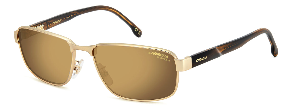 Carrera C FLEX 09/G/S-58-AOZ MT GD YL GOLD PZ HA