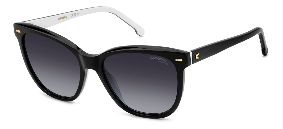 Carrera 3043/S-56-80S BLCK WHTE 9O DARK GREY SF