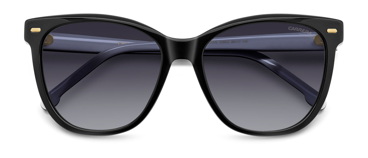 Carrera 3043/S-56-80S BLCK WHTE 9O DARK GREY SF
