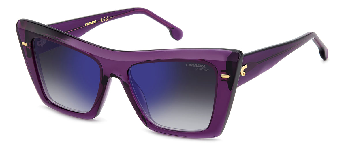 Carrera 3046/S-54-B3V VIOLET KM GREY SP SH