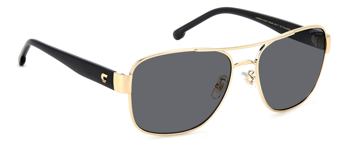 Carrera 3042/S-58-RHL GOLD BLCK M9 GREY PZ