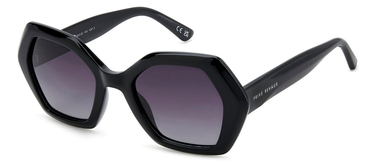 Prive Rivaux Vero Beach/S-53-807 Black/ Grey Shaded Polarized