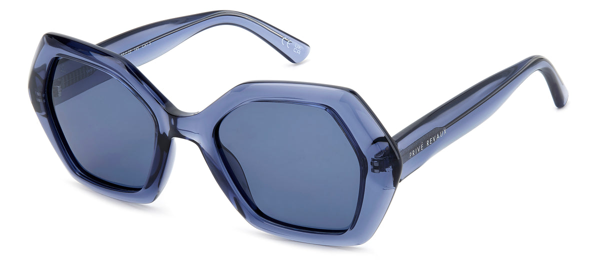 Prive Rivaux Vero Beach/S-53-OXZ Blue Crystal/ Blue Polarized