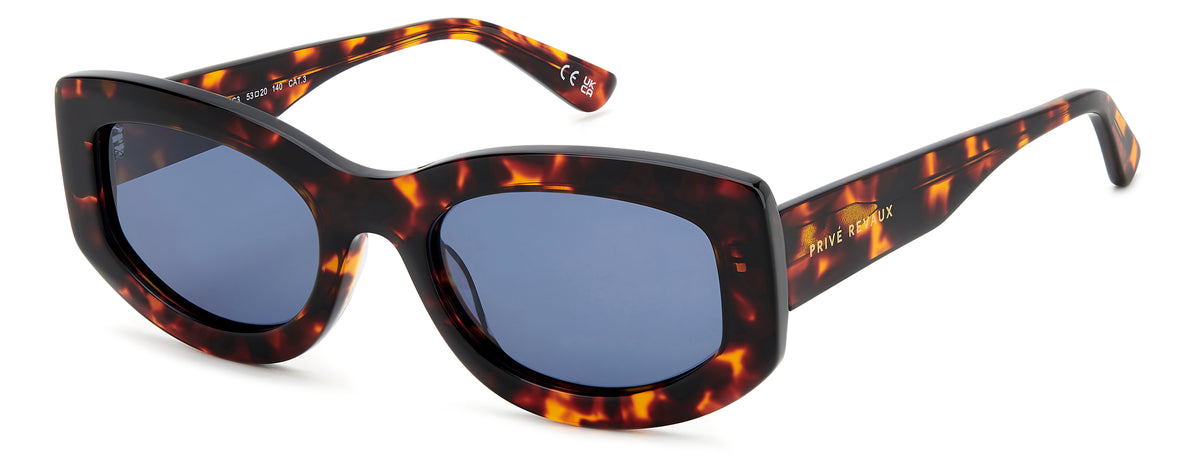 Prive Rivaux Wynwood/S-53-086 Havana/ Blue Polarized