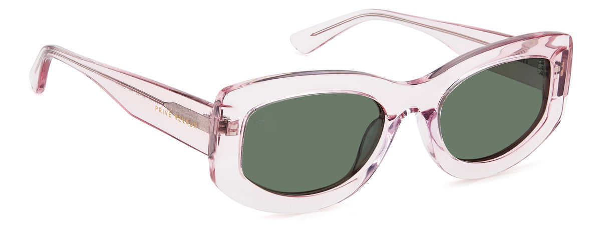 Prive Rivaux Wynwood/S-53-3DV Crystal Pink/ Green Polarized