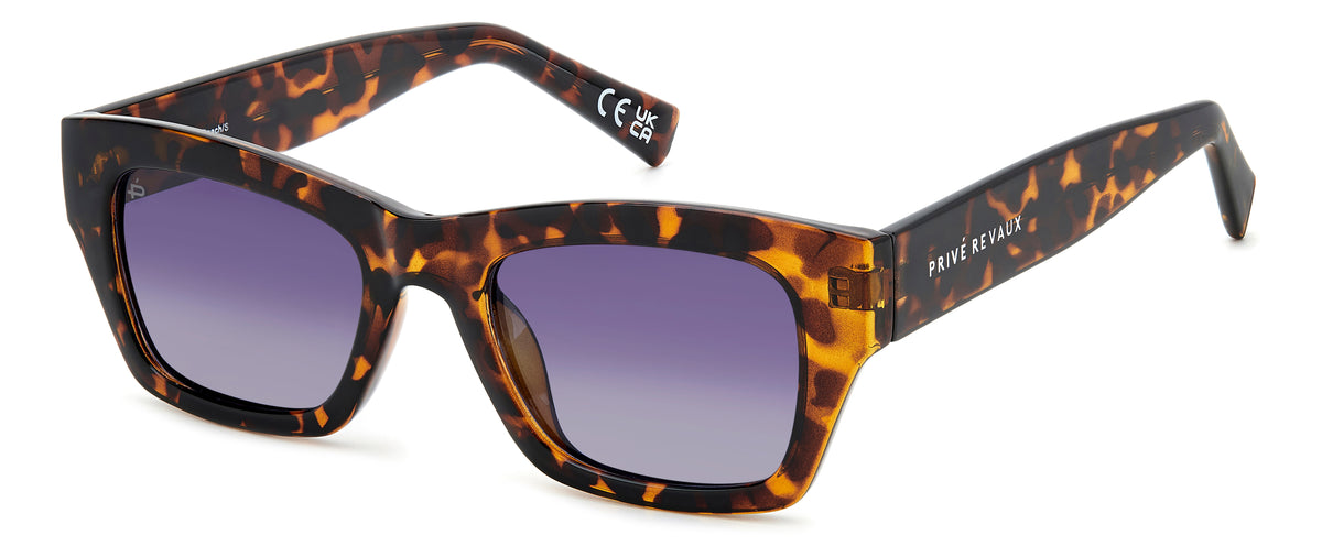 Prive Rivaux Cocoa Beach/S-51-086 Havana/ Violet Shaded Polarized