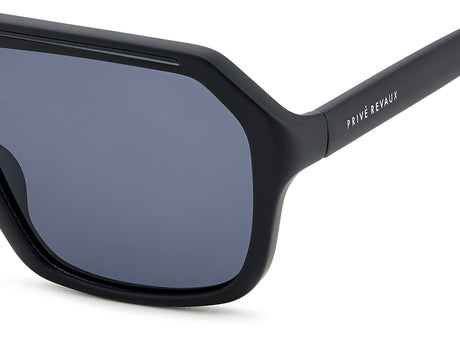 Prive Rivaux Clevelander/S-61-003 Matte Black/ Grey Polarized