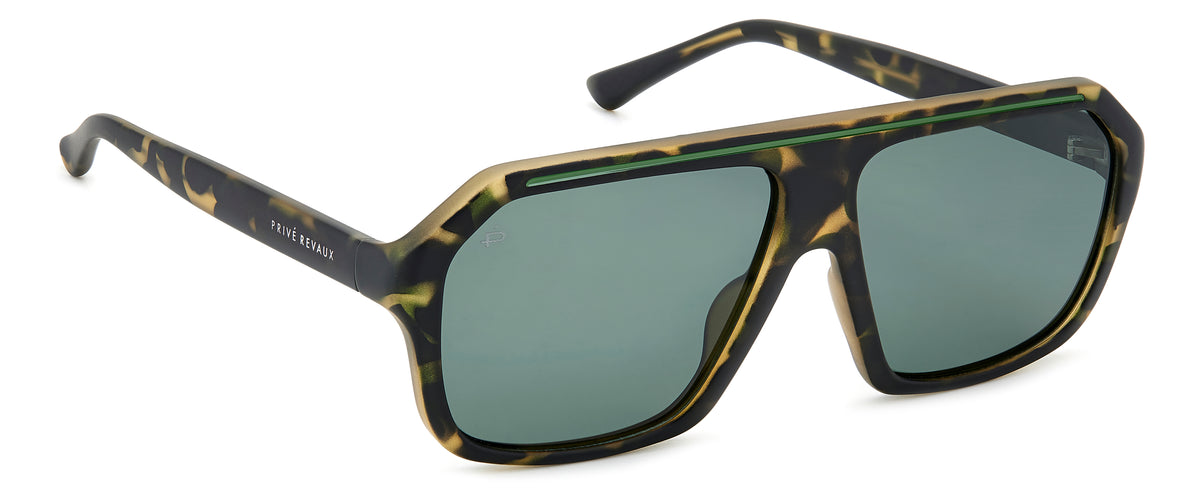 Prive Rivaux Clevelander/S-61-2M6 Matt Green Havana/ Green Polarized