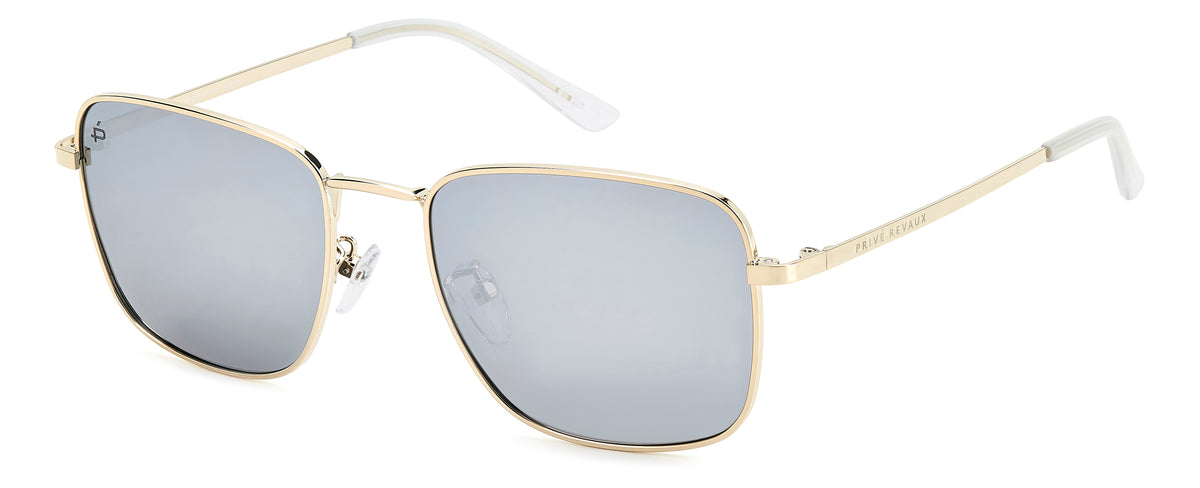 Prive Rivaux High Tide/S-55-83I Gold Silver/ Platinum Polarized
