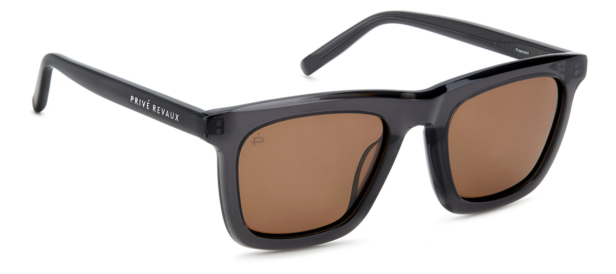 Prive Rivaux Destin/S-54-63M Crystal Grey/ Bronze Polarized