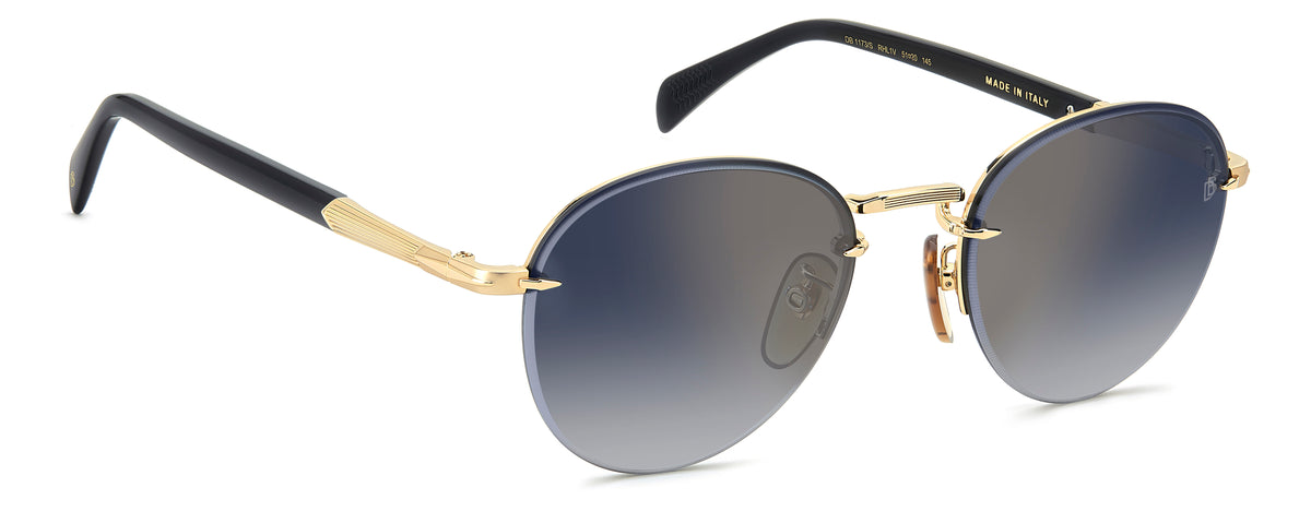 David Beckham DB 1173/S-51-RHL GOLD BLCK 2K GREY AR